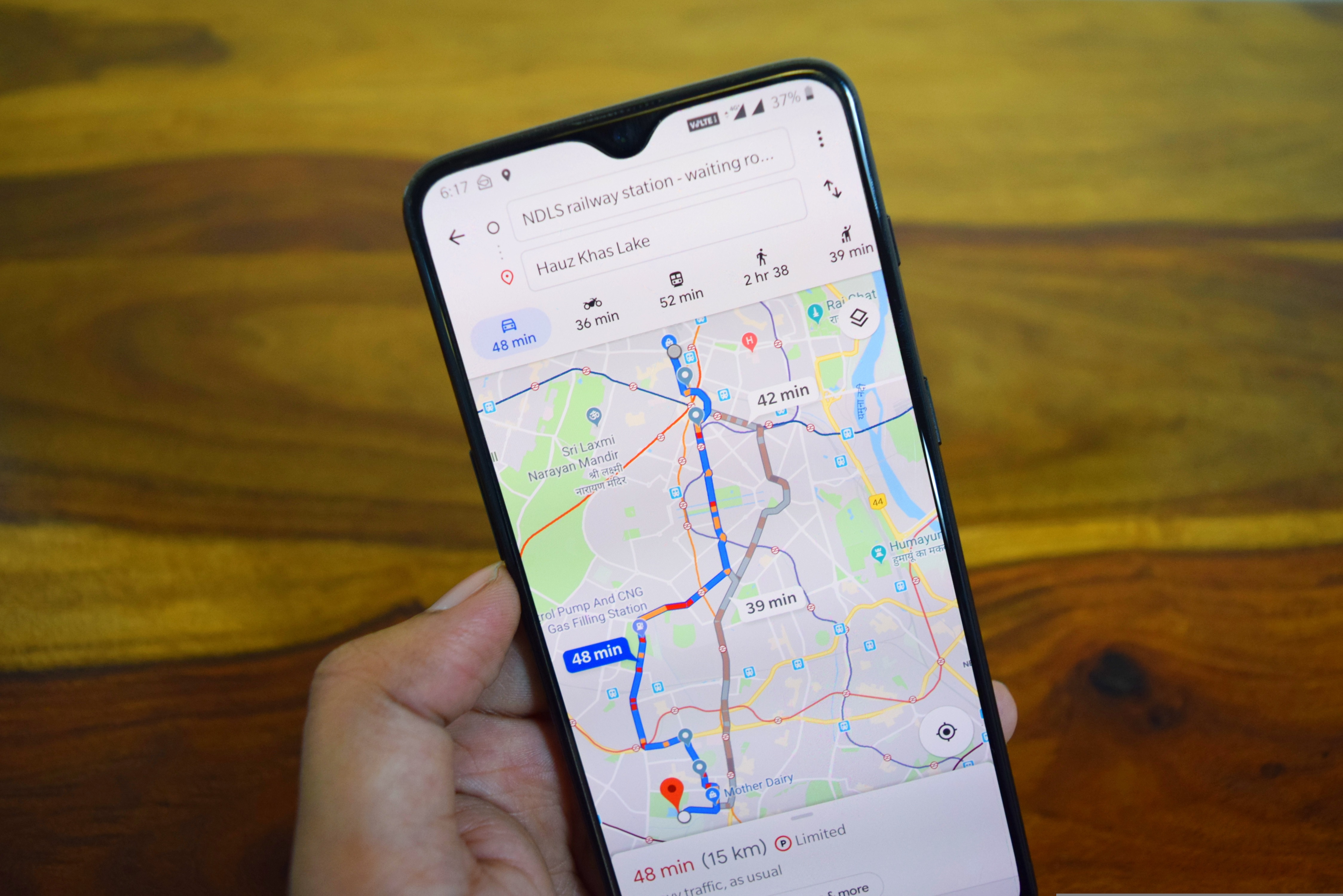 Street map view