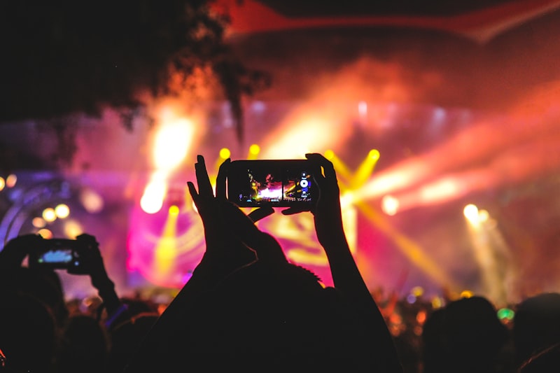 Live band performing under warm stage lights